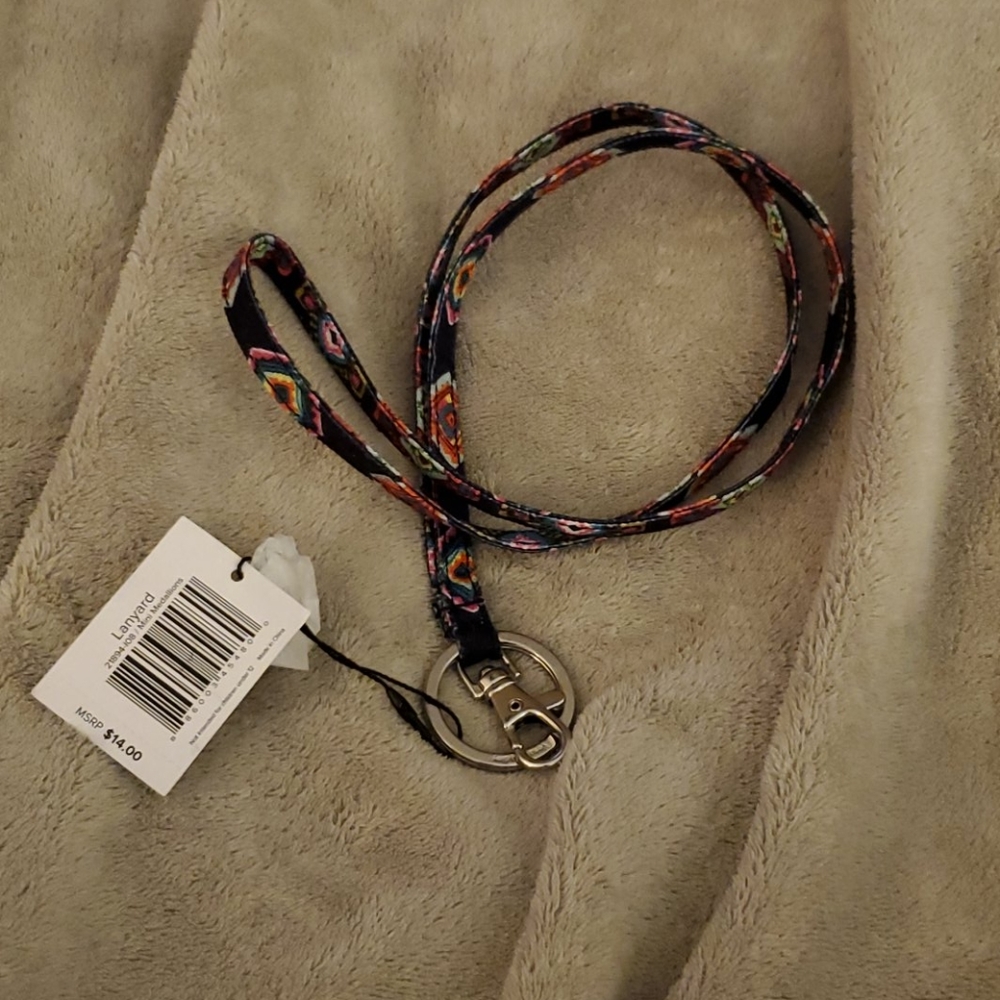 Vera Bradley mini medallions lanyard